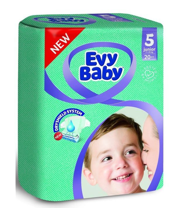 Подгузн. EVY BABY --5-- 11-25кг. 20шт. Джуниор