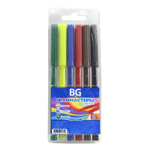 Фломастеры 6цв. BG Emotion