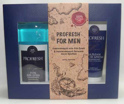 ПН/МУЖ. Profresh (Гель д/д 250мл. бодрящий+ Шамп. 250мл. восст.)
