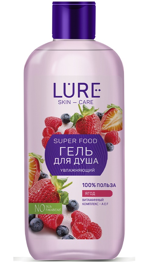Гель для душа Lure 420мл. Ягоды
