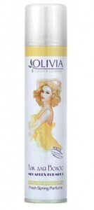 Лак д/волос Olivia 250мл. СФ с экстр. Жожоба