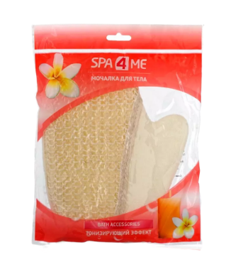 Мочалка Spa 4 Me варежка сизальная