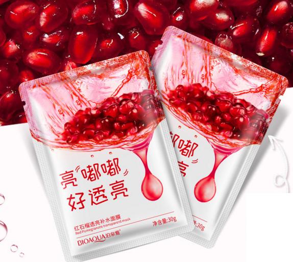 Маска д/лица Bioaqua Red Pomegranate Антиоксидантная