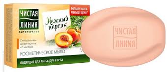 Мыло Чист. линия 90г. Персик