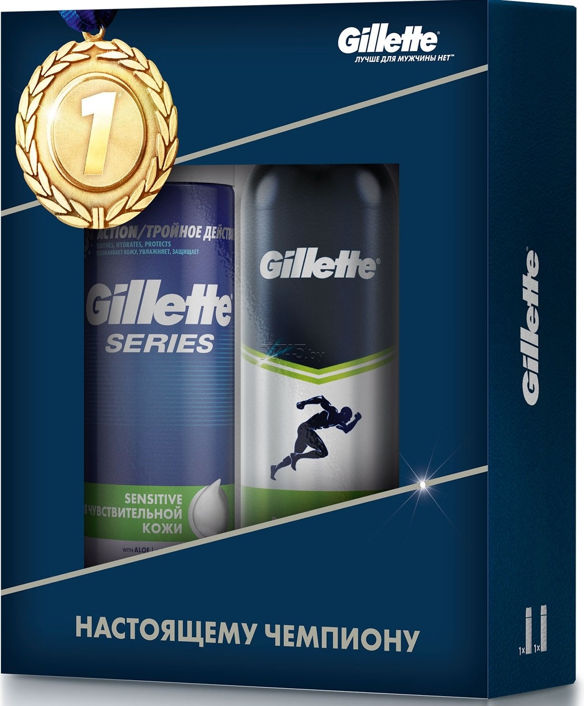 ПН/МУЖ. Gillette TGS (Пена д/б 200мл.+Дез.спрей PowerRush150мл.)