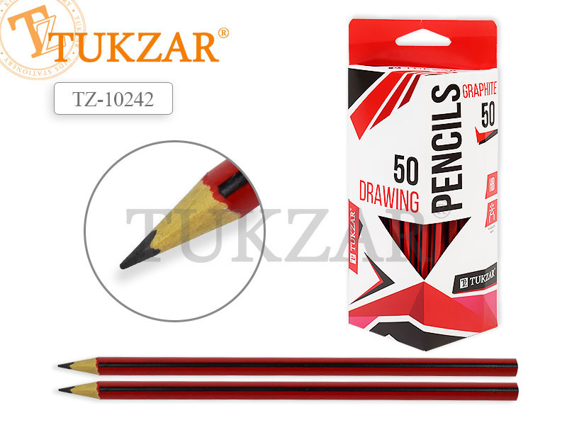 Карандаш прост. Tukzar заточ кр. (уп.50)
