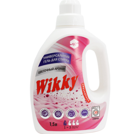 Стир.гель Wikky 1,5л. Цветочный аромат (8)