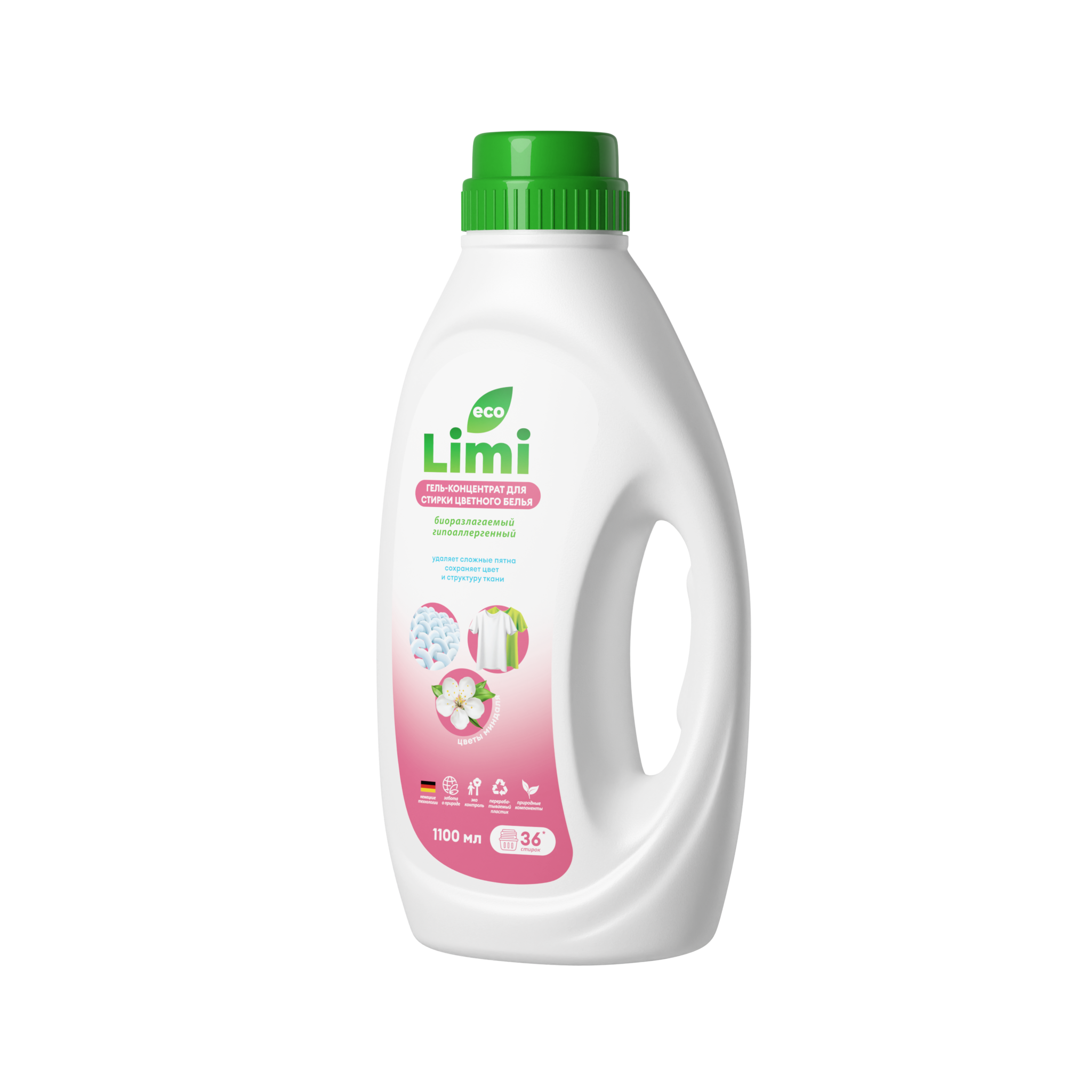 Стир.гель Limi 1.1л. д/цветного Цветы миндаля