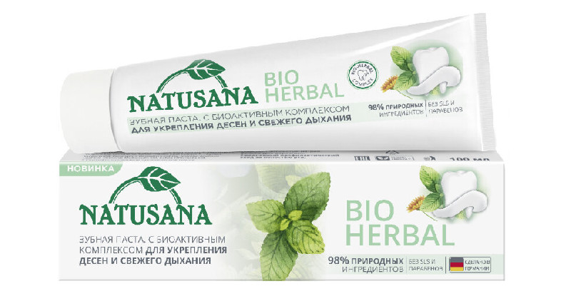Зубн.паста Natusana 100мл. Bio Herbal