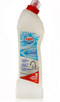 Ср-во Kloger 750мл. Chlorum гель д/сантехники Ультра белый (12)