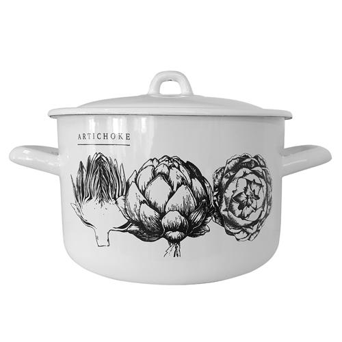 Кастрюля 2,9л Эмаль цил Artichoke С-16111/4Э