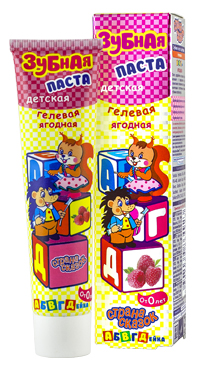 Зубн.паста Страна сказок 40гр. Абвгдейка детская Гелевая (45)