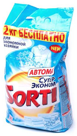 Стир.порошок Сорти авт. 6кг. Супер эконом (2)