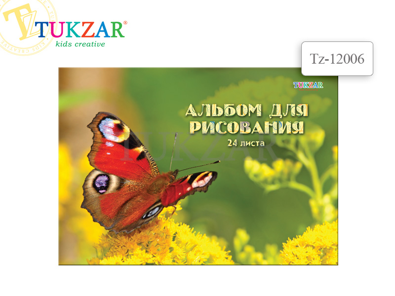 Альбом д/рис. 24л. Tukzar блестки