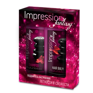 ПН/ЖЕН. Impression fantasy SilkShine (шамп.240мл.+бальзам240мл.)