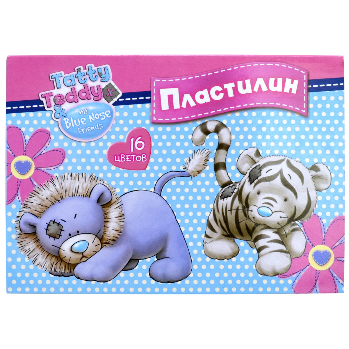 Пластилин 16цв. Fancy Action 320гр. Tatty Teddy