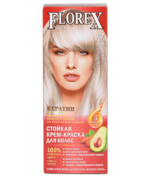 Краска д/волос FLOREX-SUPER 9.7 Пепельный (30)