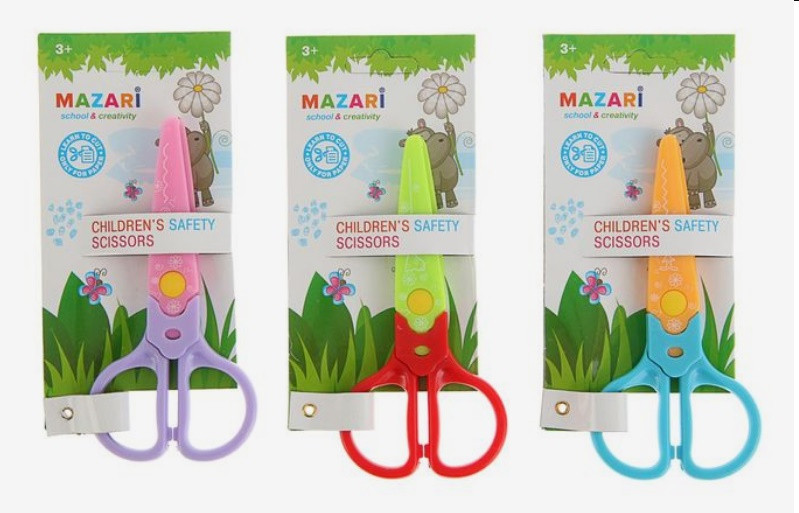 Ножницы 12,5см. Mazari детские