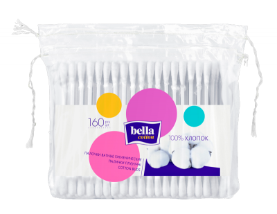Ватные палочки Bella cotton 160шт.