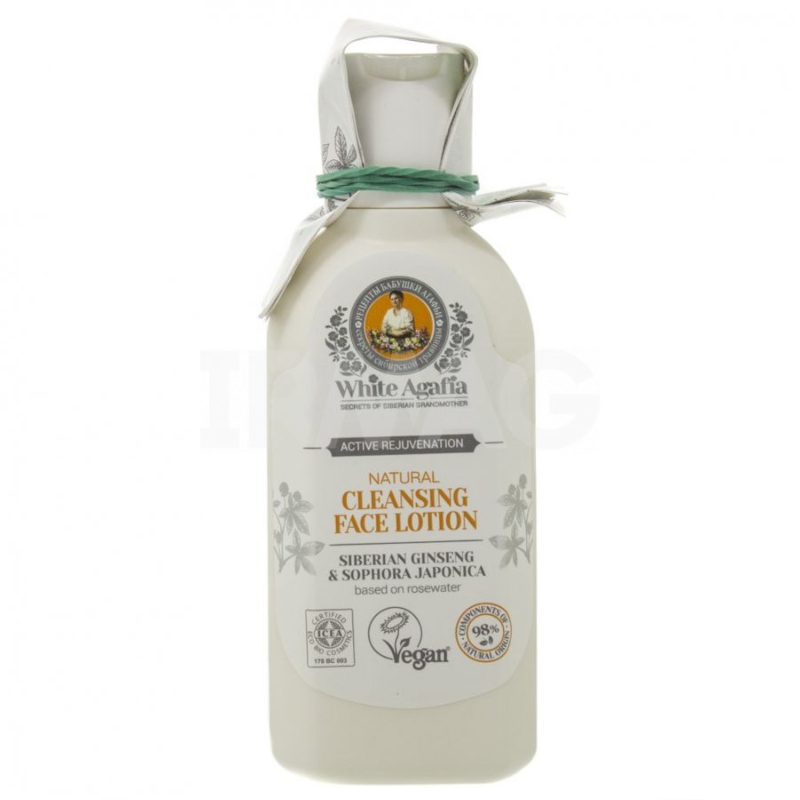 Лосьон д/лица White Agafia 150мл. очищающий Активное омоложение