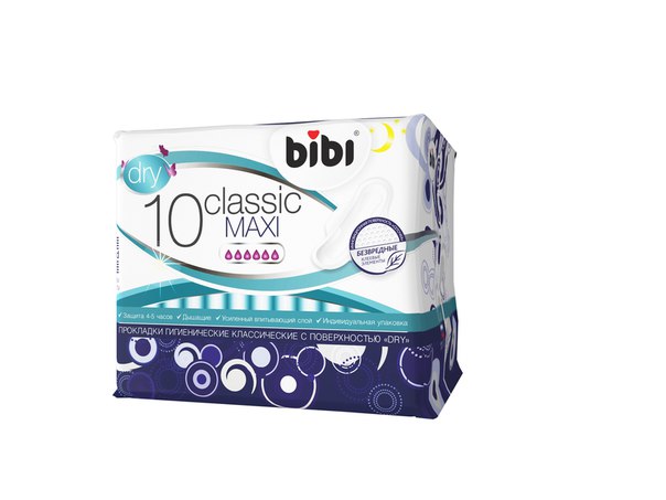 Прокладки BiBi Classic Maxi Dry 8шт. (24)