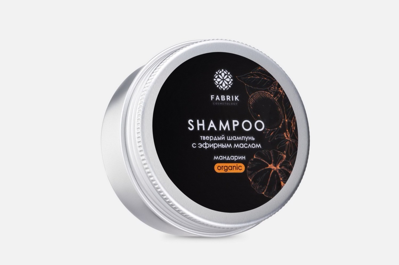 Шампунь Fabrik Cosmetology 55г. тверд. с эфир. маслом Мандарин