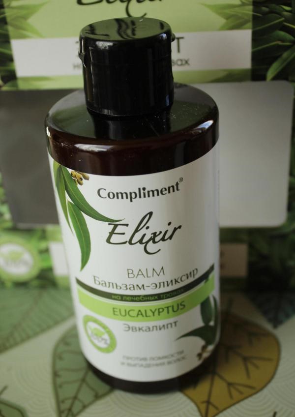 Бальзам Compliment 320мл. Elixir Эвкалипт против ломкости и выподения**