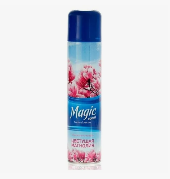 Освежитель воздуха Magic boom 300мл. Цветущая магнолия (12)