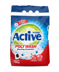 Стир.порошок Active авт. 1,5кг. Poly wash (8)