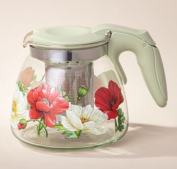 Чайник заварочный 900мл Agness Маки 885-109