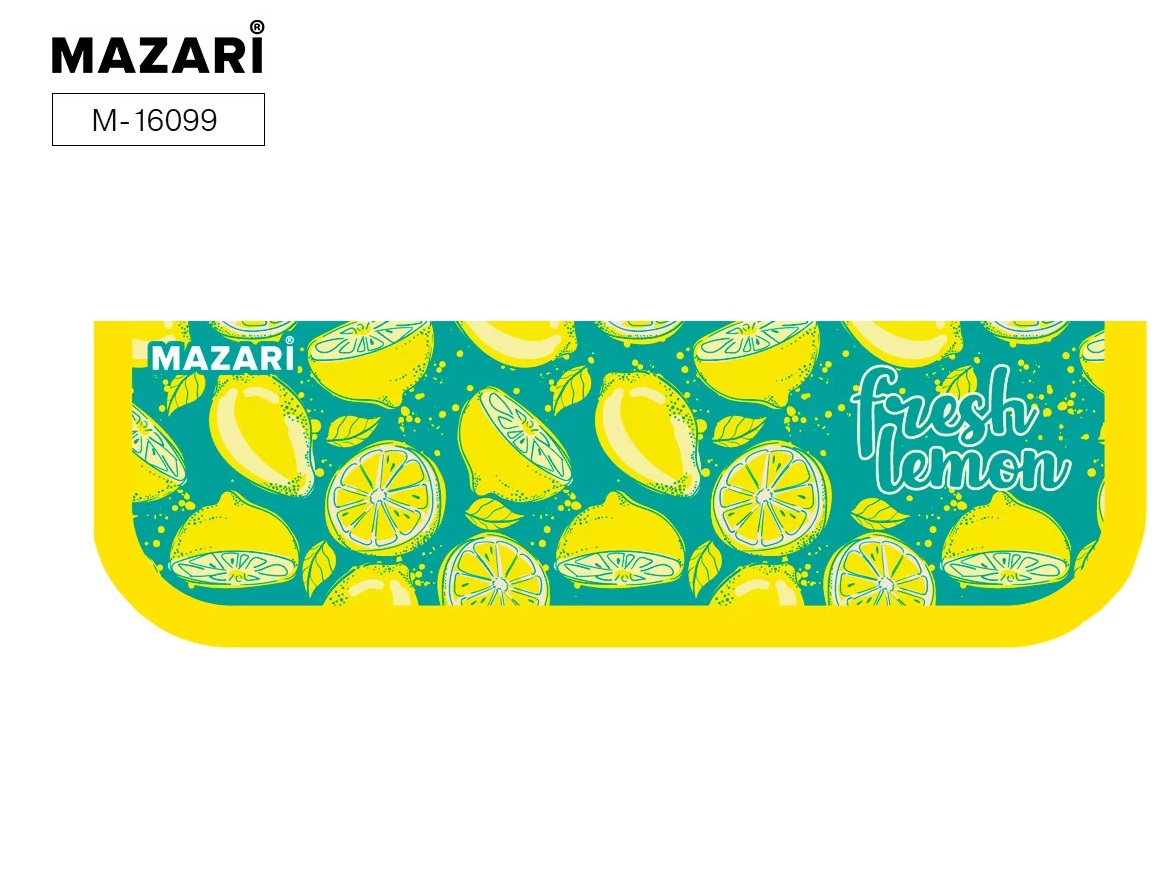 Пенал 1отд. Mazari Lemon 190*65мм.