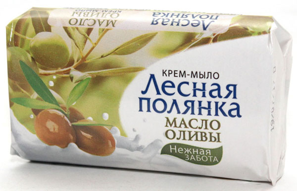 Мыло Лесная полянка 140г. Крем Масло оливы (84)