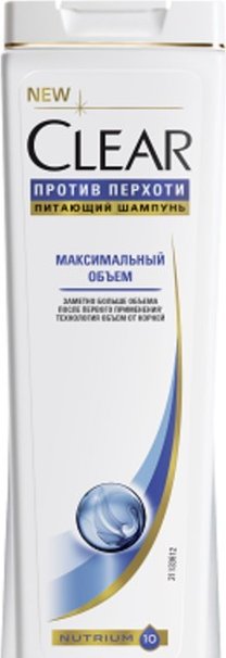 Шампунь CLEAR 400мл жен. Максимальный объем д/тон.,осл. (12)