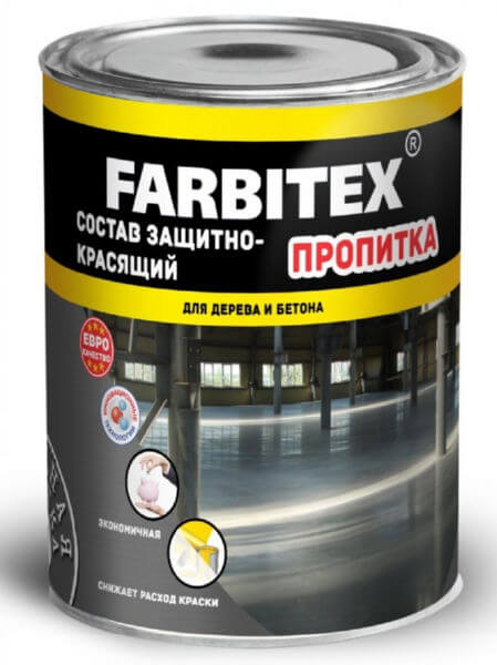Пропитка FARBITEX защитно-красящая д/бетона 3,6кг. (4)