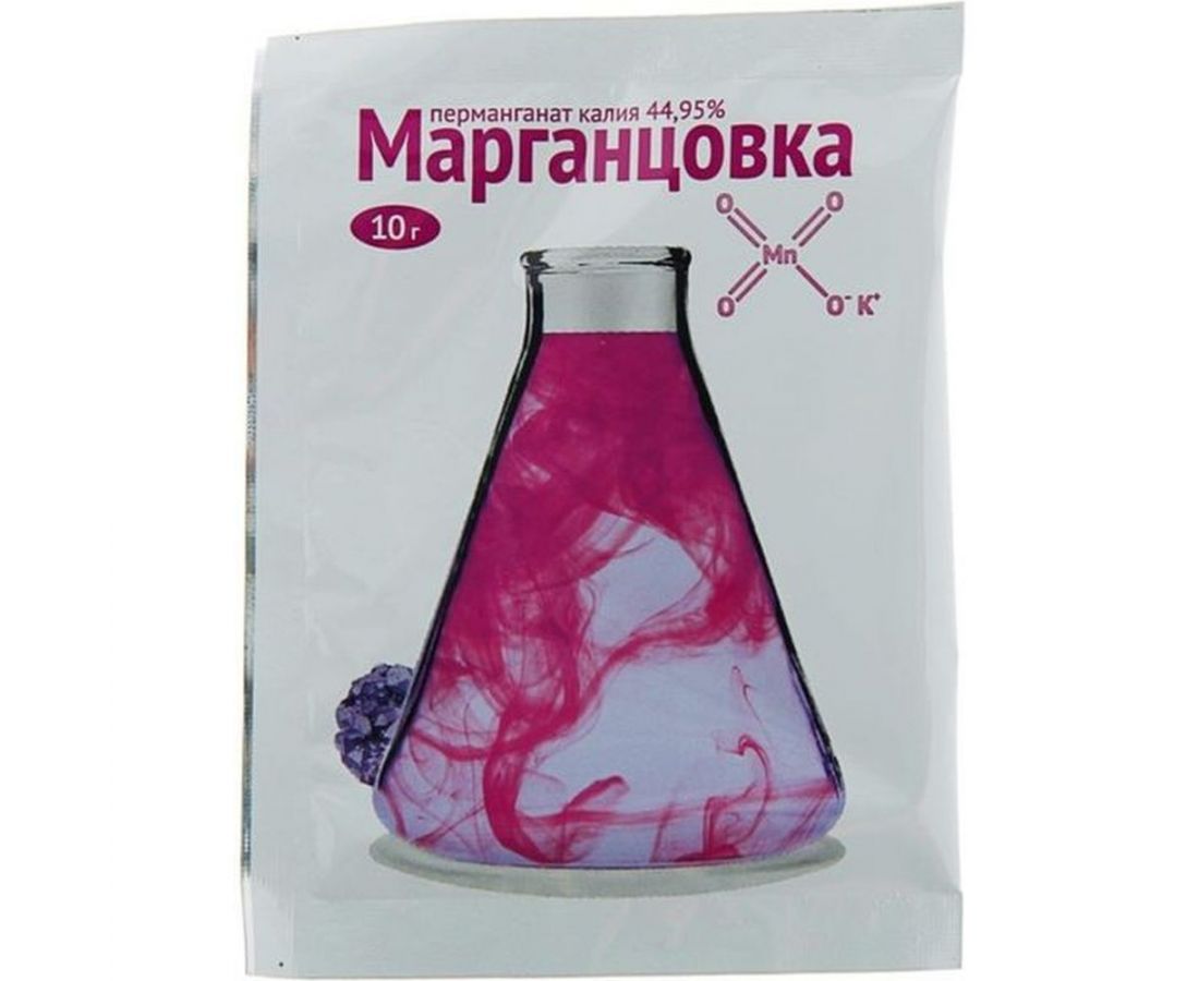 Перманганат калия (марганцовка) 10г. Ваше хозяйство