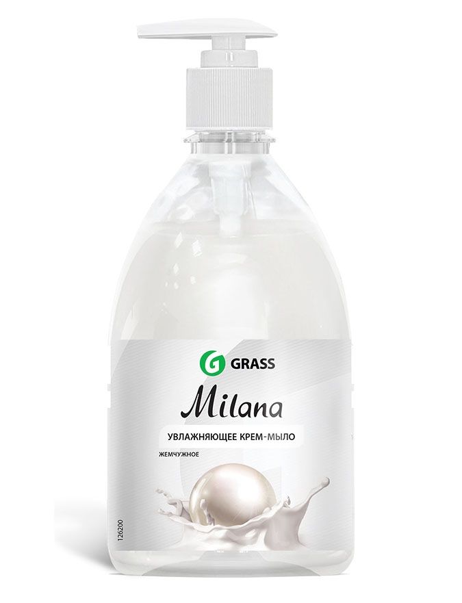 Мыло жидк. Grass 500мл. Milana Жемчужное (15)