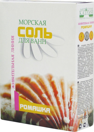 Соль для ванн  500г. Ромашка коробка