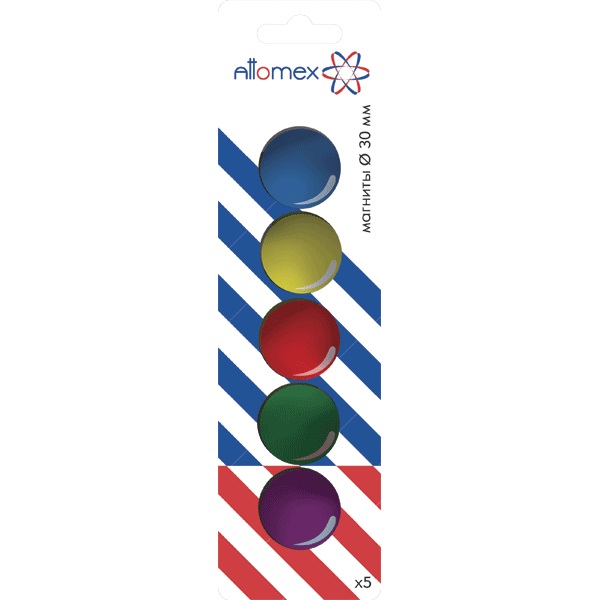 Магниты 2 см (5шт)  Attomex