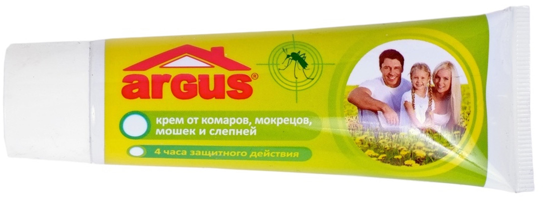 Крем от комаров Argus 42мл. Для всей семьи туба (50)