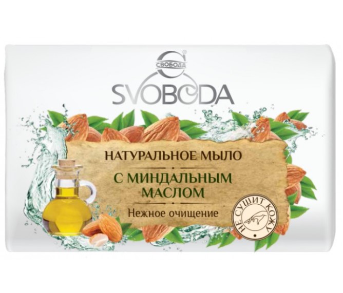Мыло Свобода 90г. С миндальным маслом
