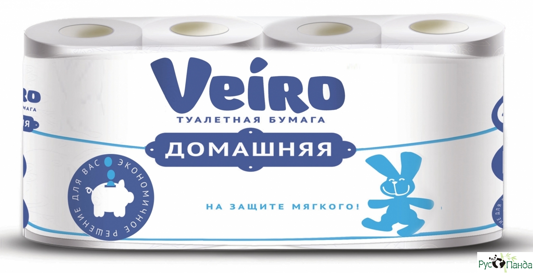 Туалетная бумага Veiro Домашняя 2сл. 12рул. 15м. (6/192)