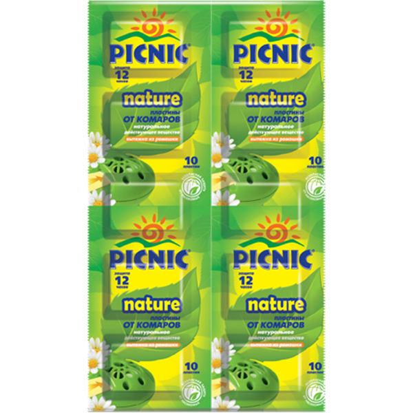 Пластины от комаров Picnik 10шт.