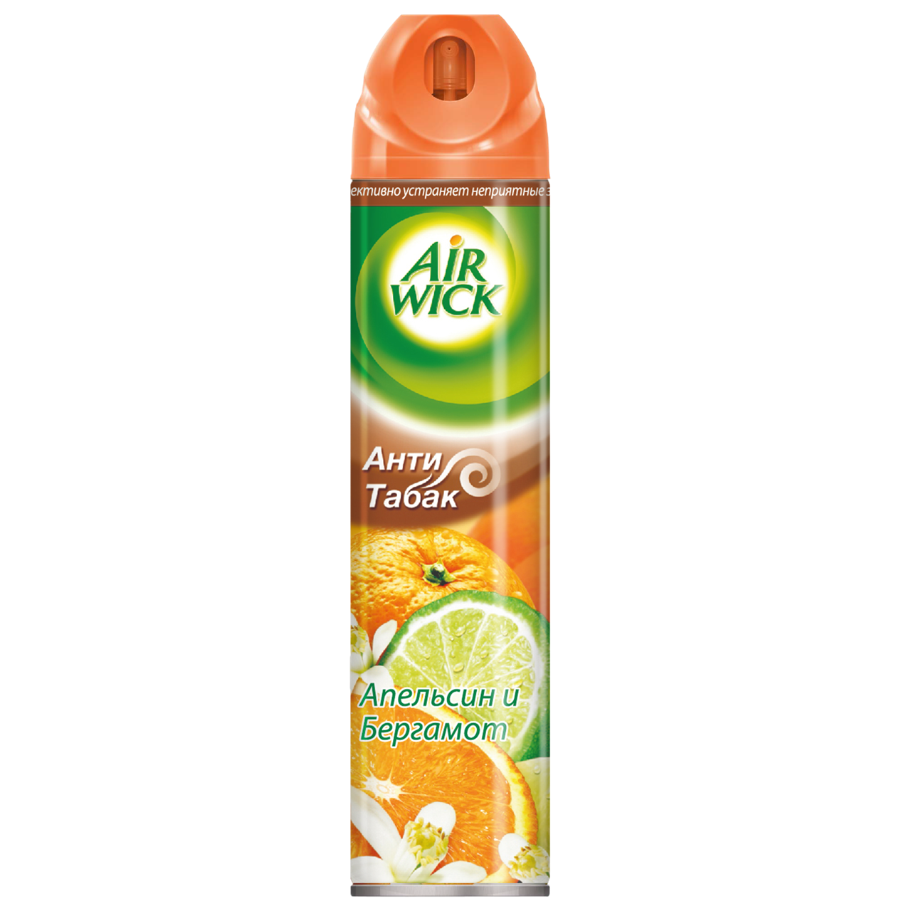 Освежитель воздуха Air Wick 240мл. Aerosol Анти-табак Апельсин и бергамот