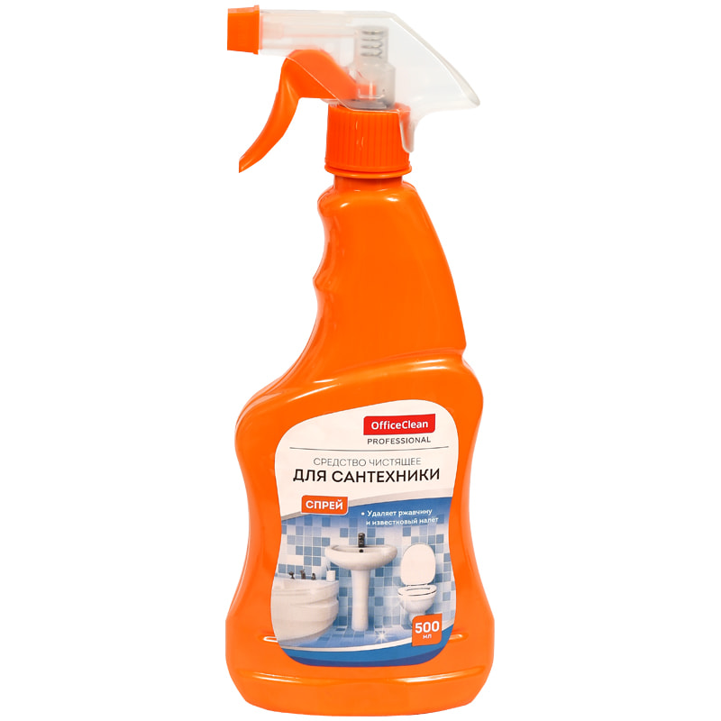Ср-во OfficeClean Professional 500мл. WC для ванн и раковин курком