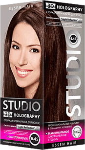 Краска д/волос Studio 6.45 Каштановый (6)