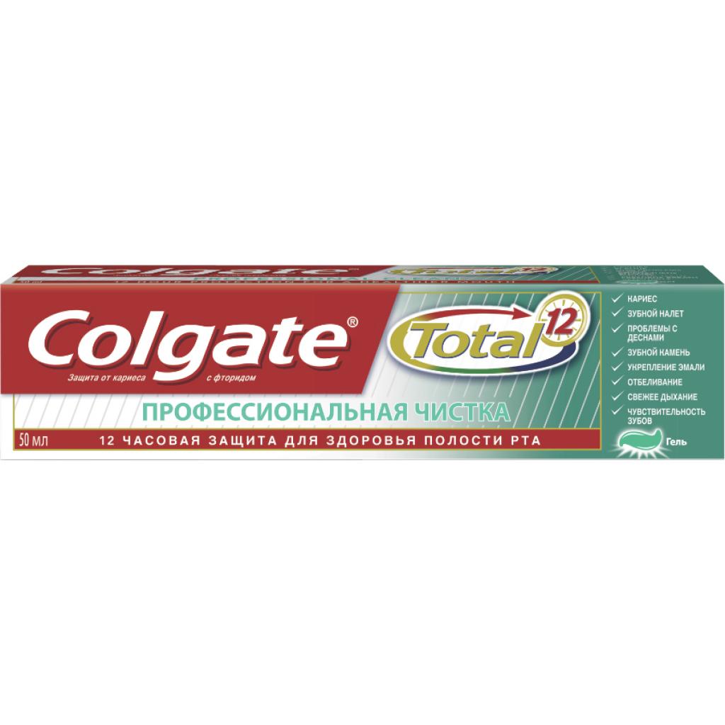 Зубн.паста Colgate 50мл. Гель Тотал (72)