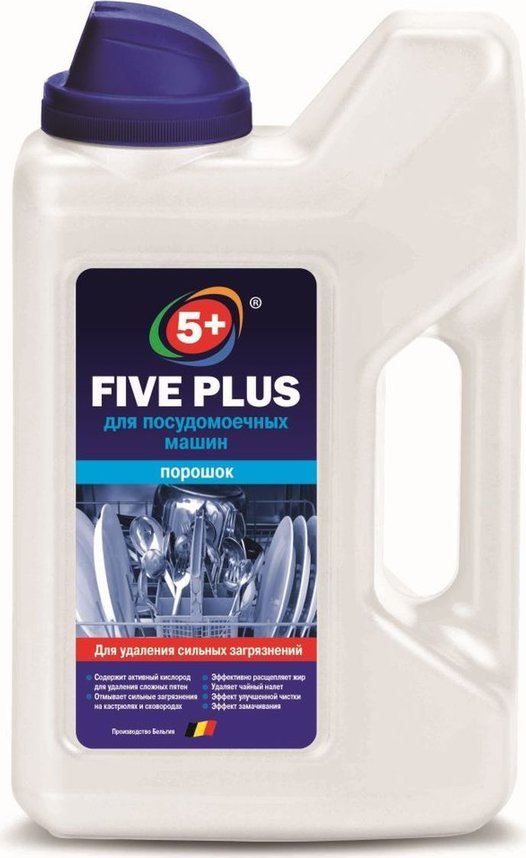 Ср-во Five Plus 1кг. д/посудомоечных машин