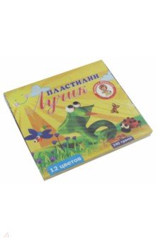 Пластилин 12цв. Улыбка Лучик К-12