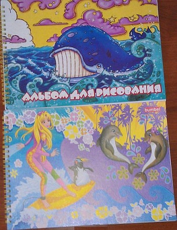 Альбом д/рис. 40л. гребень БумБел