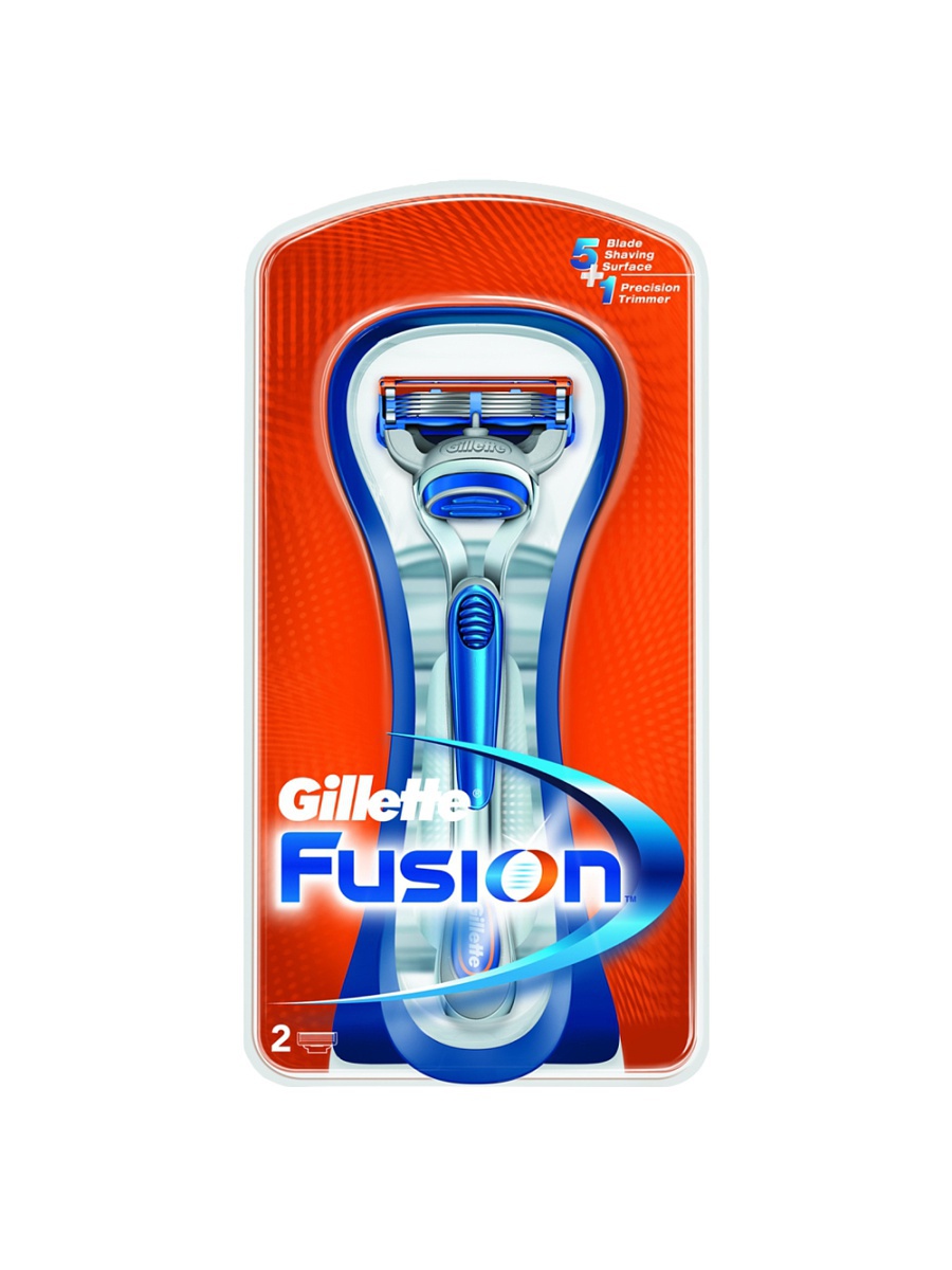 Станки Gillette Fusion с 2 касетами